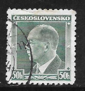 Czechoslovakia 227: 50h President Benes, used, F-VF