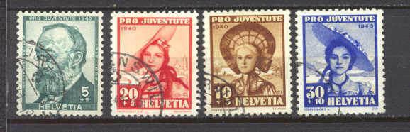 Switzerland B106-09, used Pro Juventute SCV10.60