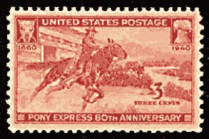 894 Pony Express F-VF MNH single
