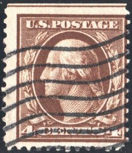 SC#377 4¢ Washington Single (1911) Used