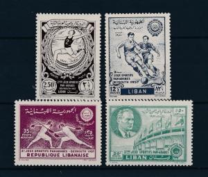 [46311] Lebanon 1957 Sports Athletics Football Fencing MNH