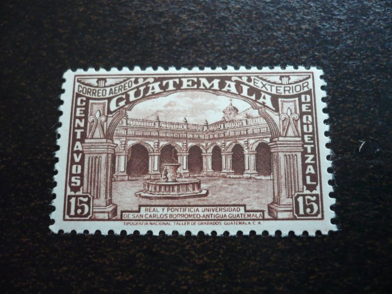 Stamps - Guatemala - Scott# C125 - Mint Hinged Set of 1 Stamp