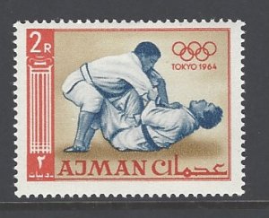 Ajman Sc # 34 mint hinged (RS)