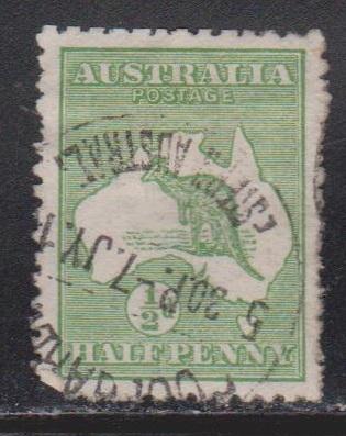 AUSTRALIA Scott # 1 Used - Kangaroo