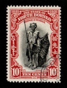 North Borneo #187 used