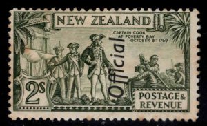 New Zealand Scott o71a perf 12.5 MH* Official  CV $90 tone spots in paper