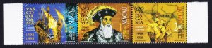 Macao Macau Vasco da Gama ERROR '1598' strip of 3v 1998 MNH SC#926-928