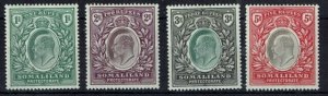SOMALILAND SG41/4 1904 HIGH VALUES MTD MINT (d)