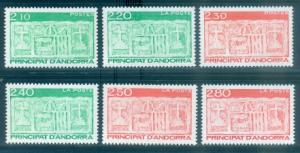 Andorra - French #380-385  MNH  Scott $7.50