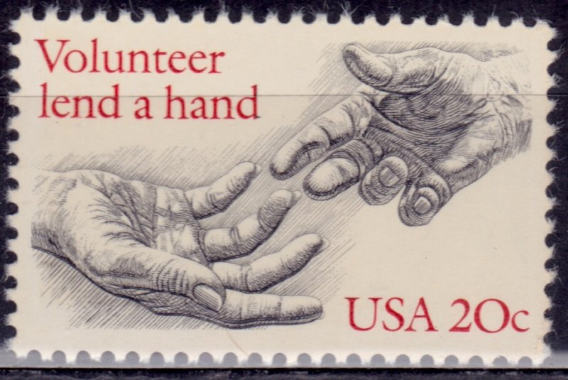 United States, 1983, Volunteer -Lend a Hand, sc#2039, MNH**
