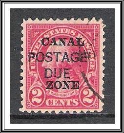 Canal Zone #J16 Postage Due Used