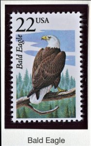 SCOTT #2309 BALD EAGLE   (OG/MNH) MOUNTED