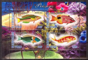 Chad 2013 Marine Life Fishes II Sheet MNH** Cinderella !