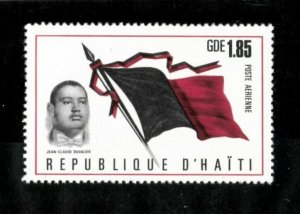 Haiti 1973 - Haitian Flag, President Duvalier - Individual - Scott C406 - MNH