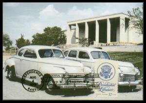 #3930 Presidential Libraries Postcard FDC