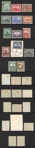 Newfoundland SG164/78 (no 4c) selection of mint and used