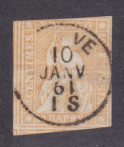 Switzerland # 39, used, selling at 20% of catalogue