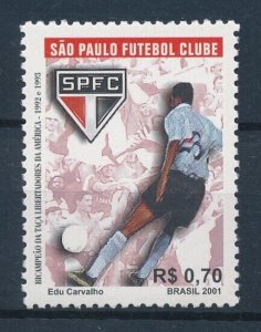 [117833] Brazil 2001 World Cup Football Soccer  MNH