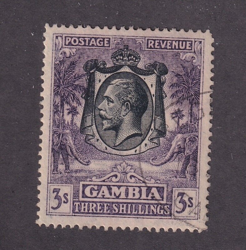 Gambia Scott # 117 XF used with nice color cv $ 95 ! see pic !