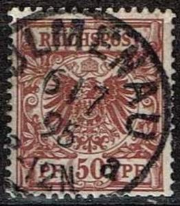 Germany 1889,Sc.#51 used Imperial eagle in a circle