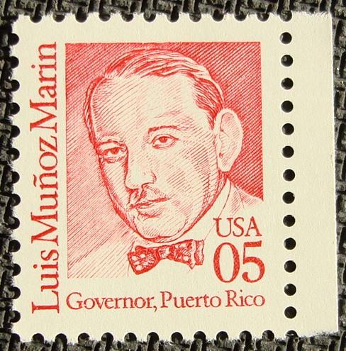 US #2173a MNH Single, Luis Munoz Marin, SCV $.20 L12