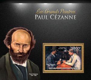 C A R - 2013 - Paul Cezanne - Perf Souv Sheet - Mint Never Hinged