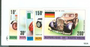 Burkina Faso (formerly Upper Volta) #362-4/C206-7 Unused Single (Complete Set)