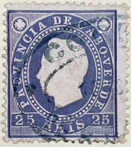 AlexStamps CAPE VERDE #18 VF Used