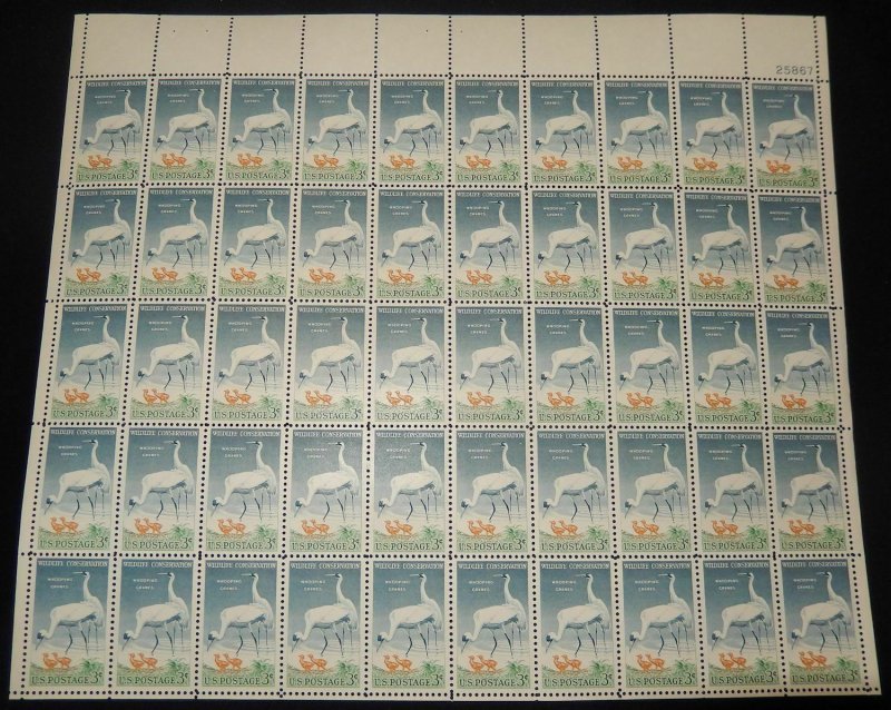 MALACK 1098 3c Wildlife Conservation, F-VF NH or bet..MORE.. sheet1098