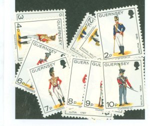 Guernsey #95-107 Mint (NH) Single