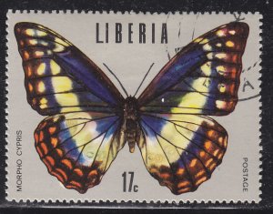 Liberia 686 Tropical Butterflies 1974