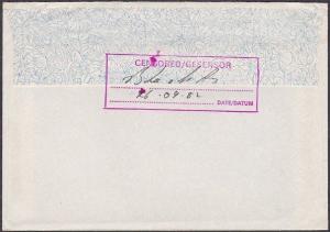 SOUTH AFRICA 1982 military censor cover......................................718