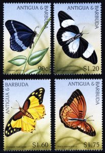 Antigua 1997 BUTTERFLIES Scott #2039-2042 Mint Never Hinged