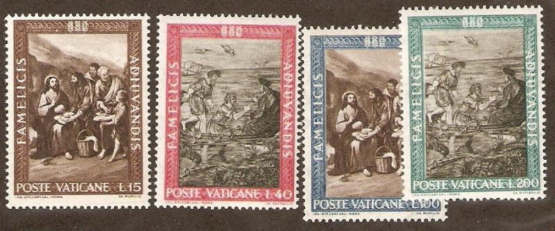 Vatican  Scott # 356-9   Mint never hinged