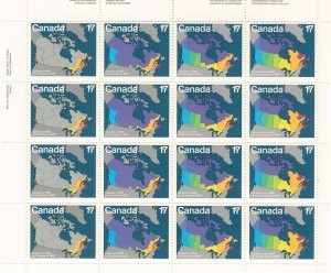 CANADA 1981 CND PROV. TERRITORIAL EVOLUTION #890-893 MNH PAY IN Cnd$$