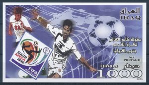 [117785] Iraq 2010 World Cup Football Soccer Souvenir Sheet MNH