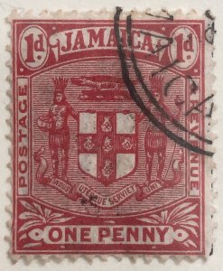 AlexStamps JAMAICA #38 VF Used 