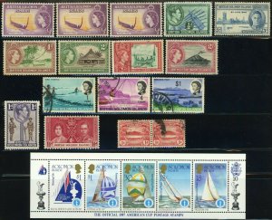 Solomon Islands British Commonwealth Postage Colony Stamp Collection Used MLH