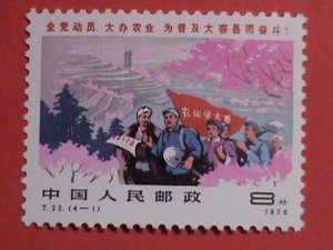 CHINA STAMPS: 1977-SC# 1329-32-BUILDING TAI-CHAI COMMUNITIES IN CHINA MNH SET