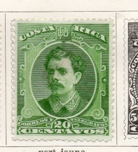 Costa Rica 1889 Early Issue Fine Mint Hinged 20c. NW-253494