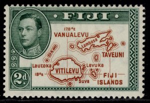 FIJI GVI SG253, 2d brown & green, M MINT. Cat £40.