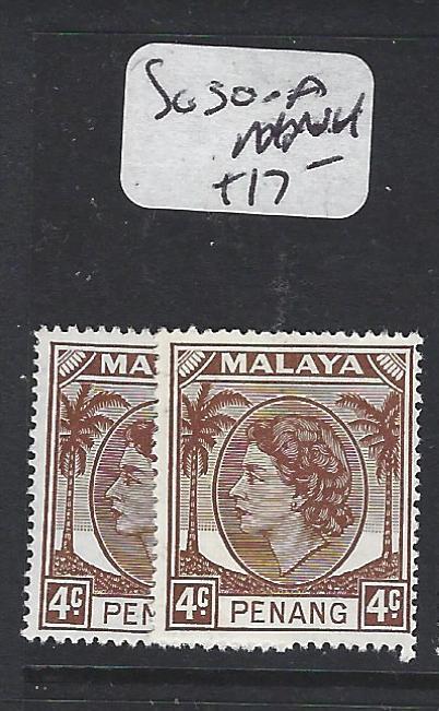 MALAYA  PENANG   (PP1605B)  QEII  SG 30-30A   MNH