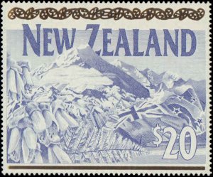 New Zealand #1084, Complete Set, 1994, Mountains, Never Hinged