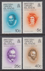 British Virgin Islands 270-273 MNH VF