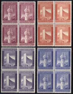 VATICAN Sc#239-42 Blk 4 1958 Brussels Fair MNH