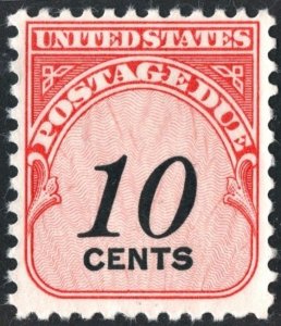 SC#J97 10¢ Postage Due Single (1959) Used