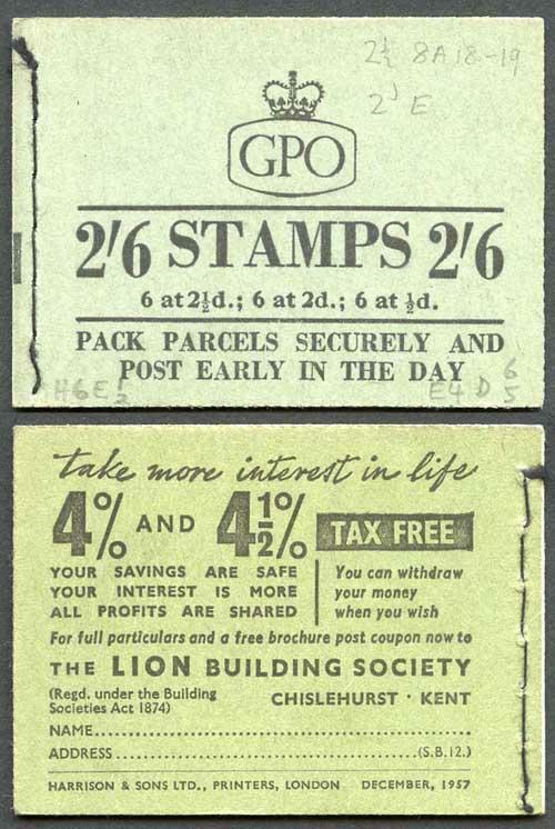 F61 2/6 Booklet Dec 1957