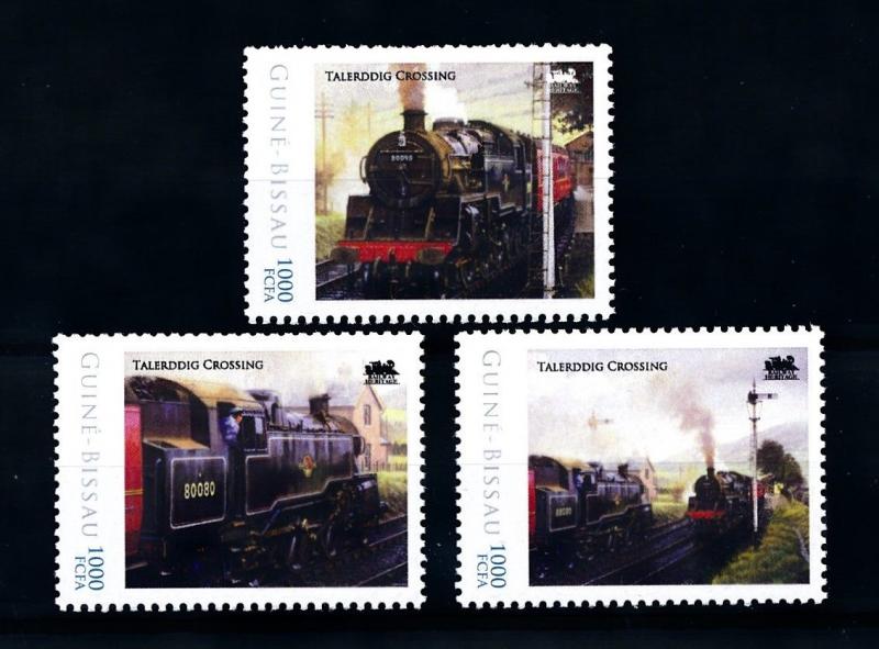 [93104] Guinea-Bissau 2012 Railway Train Eisenbahn  MNH