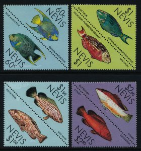 Nevis 544-7 MNH Fish