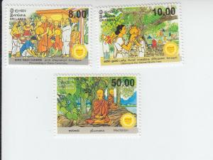 2015 Sri Lanka Vesak (3)  (Scott 1967-69) MNH